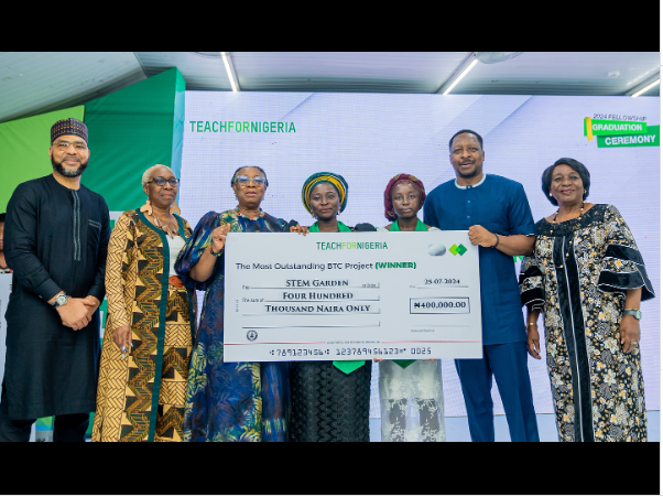 The Most Outstanding Be The Change Project: STEM Garden Initiative is 1st out of 122 Projects