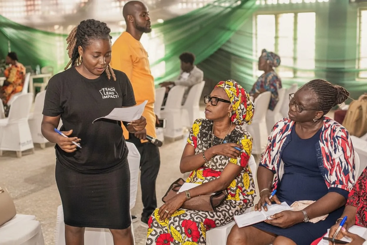 Women seated at an empowerment workshop